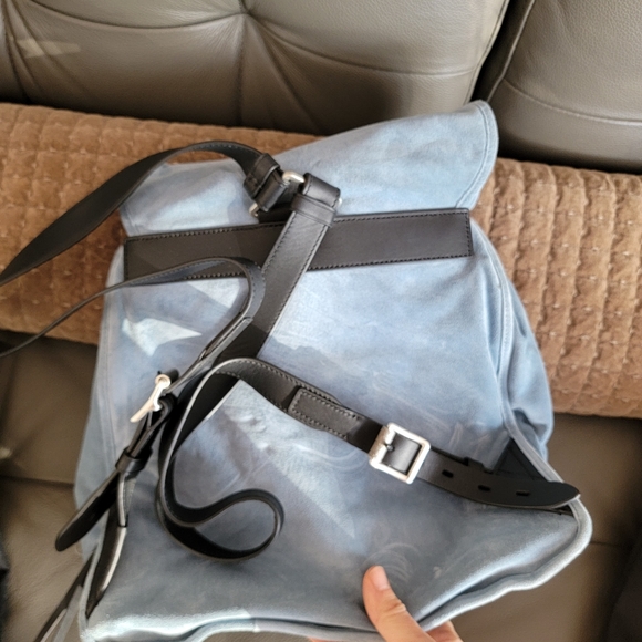 NWT Rag and Bone Indigo Suede Field Backpack - Picture 14 of 15